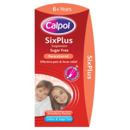 Picture of Calpol  6+ Sugarfree Bottle 60ml x6